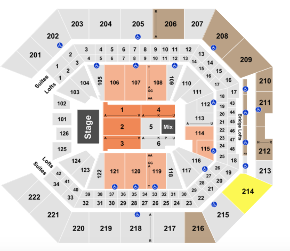 Kings Stadium Seating Chart